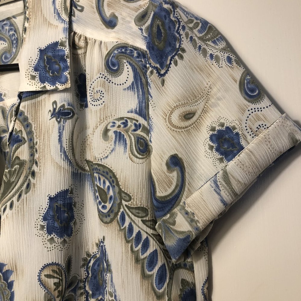 Vintage DonnKenny paisley button up